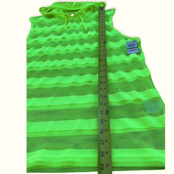 Neon Yellow INC International Concepts Bathing Suit Cover Up Size Large - Picture 3 of 6